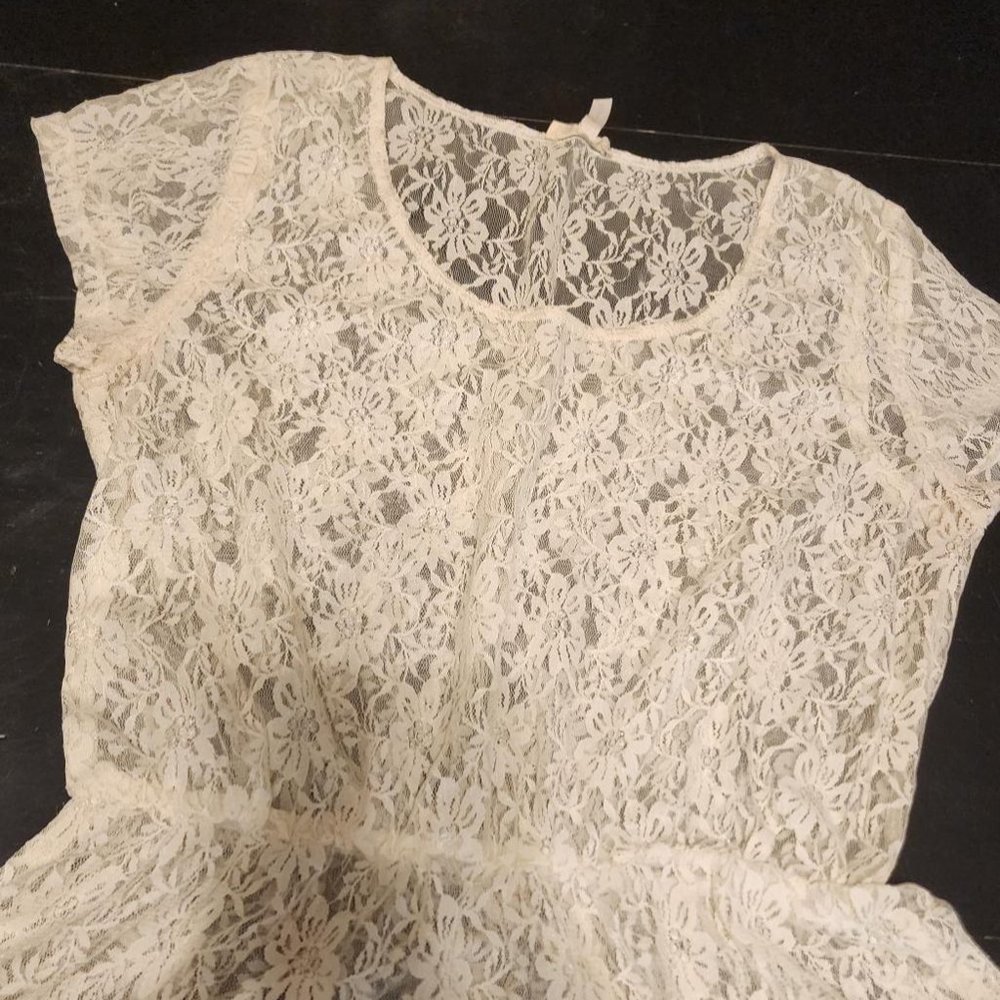 Ivory Lace Shirt